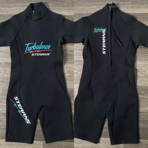 Stearns Turbulence Wetsuit Men’s Medium Black Jet Ski Surf Beach Water Sports